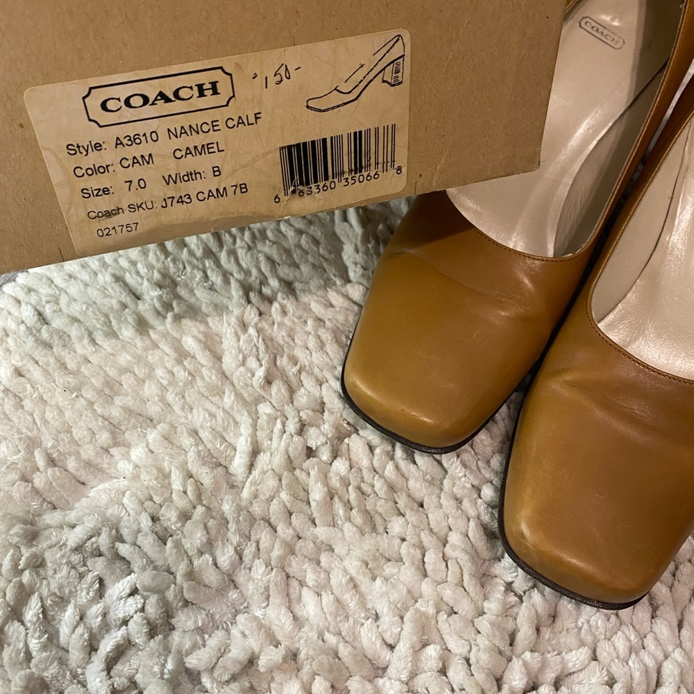 Vintage COACH Camel Nance Calf shoes - Picture 16 of 16